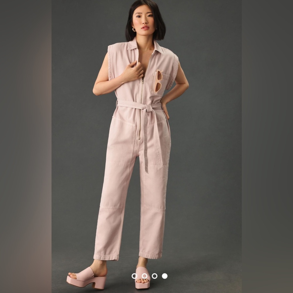 Etica Pink Sleeveless Jumpsuit